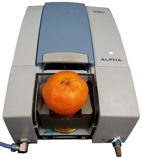 IR-Spektrometer mit Symbolfrucht